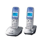Panasonic KX-TG2512RUS (серебристый) {Доп трубка в комплекте,АОН, Caller ID,спикерфон на трубке,полифония}
