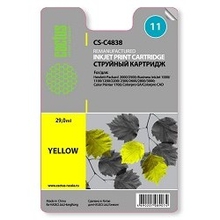 C4838_CACTUS Картридж (CS-C4838) №11 (желтый) для HP 2000/2500; 1000/1100/1200/2200/2300/26
