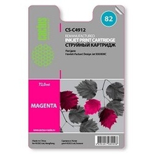 Cactus C4912  Картридж (CS-C4912) № 82 (пурпурный) для принтеров Design Jet 500/800C