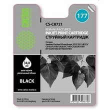 CACTUS C8721 Картридж струйный Cactus CS-C8721 №177 черный для №177 HP PhotoSmart 3213/3313/8253/C5183/C6183 (34ml)