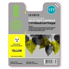CACTUS C8773 Картридж струйный Cactus CS-C8773 желтый для №177 HP PhotoSmart 3213/3313/8253/C5183/C6183/D7463 (11,4ml)