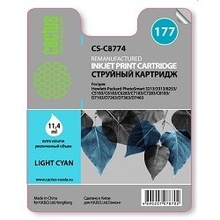 CACTUS C8774 Картридж струйный Cactus CS-C8774 светло-голубой для №177 HP PhotoSmart 3213/3313/8253/C5183/C6183 (11,4ml)