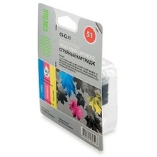 Cactus CL-51  Картридж  для Canon Pixma MP150/MP160/MP170/MP180/MP450/MP460/iP2200/iP6210/iP6220/iP6220D/iP6310/iP6310D/MX300/MX310, голубой/пурпурный/желтый