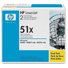 HP Q7551XD Картридж ,Black{LaserJet P3005/M3027mfp/M3035mfp, Black, 2-pack, (2 x 13000стр.)}