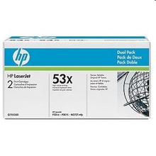 HP Q7553XD Картридж, Black{LaserJet P2015, Black, 2-pack, (2 x 7000стр.)}