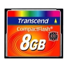 Compact Flash 8Gb Transcend  (TS8GCF133) 133-x