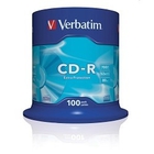 Verbatim  Диски CD-R  100 шт. 48/52-x 700Mb, Cake Box ( 43411)