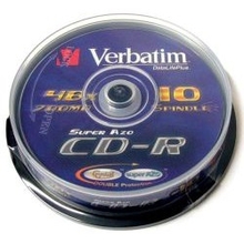 VERBATIM Диски CD-R 80 52x  CB/10  (43437) 