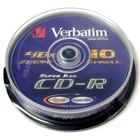 VERBATIM Диски CD-R 80 52x  CB/10  (43437) 