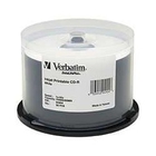 Verbatim  Диски CD-R 25 шт.   Printable InkJet, 52-x 700Mb, Cake Box (43439)