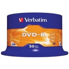 Verbatim Диски DVD-R 4.7Gb 16-х, 50шт, Cake Box (43548) Verbatim Диски DVD-R 4.7Gb 16-х, 50шт, Cake Box (43548)