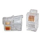 Gembird  коннектор телефонный RJ11 6P4C (100 шт. в уп.!!!) (MP-6p4c/5)