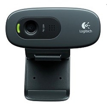 960-001063 Logitech HD Webcam C270, USB 2.0, 1280*720, 3Mpix foto, Mic, Black