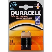 Duracell 6LR61-1BL/6LF22 9V (1 шт. в уп-ке) алкалиновые, крона [MN1604] 6LP3146/MN1604 