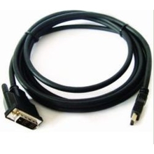 Кабель HDMI-DVI Gembird, 1.8м, 19M/19M, single link, черный, позол.разъемы, экран [CC-HDMI-DVI-6]