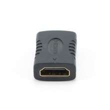 Gembird Переходник HDMI-HDMI  19F/19F, золотые разъемы, пакет [A-HDMI-FF]