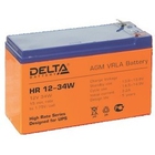 Delta HR 12-34W (9 А\ч, 12В) свинцово- кислотный  аккумулятор