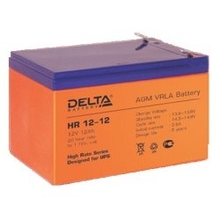 Delta HR 12-12 (12 А\ч, 12В) свинцово- кислотный аккумулятор Delta HR 12-12 (12 А\ч, 12В) свинцово- кислотный аккумулятор