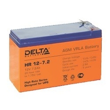 Delta HR 12-7.2 ( 7.2 А\ч, 12В) свинцово- кислотный аккумулятор Delta HR 12-7.2 ( 7.2 А\ч, 12В) свинцово- кислотный аккумулятор