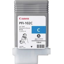 Canon PFI-102C 0896B001 Картридж для Canon imagePROGRAF iPF605, iPF610., iPF650, iPF655, iPF710, iPF750, iPF755, LP17, iPF510, Голубой, 130 мл. (GJ) 