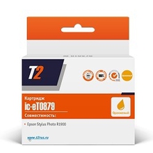 T2 C13T087940 Картридж T2 (IC-ET0879) для Epson Stylus Photo R1900, оранжевый, с чипом