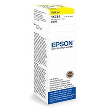 EPSON C13T67344A  Чернила для L800 (yellow) 70 мл (cons ink)