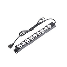 ЦМО Блок силовых розеток 19" со шнуром (2.0 м) без выключателя, 9 розеток (БР-9П-Ш-9005) ЦМО Блок силовых розеток 19" со шнуром (2.0 м) без выключателя, 9 розеток (БР-9П-Ш-9005)