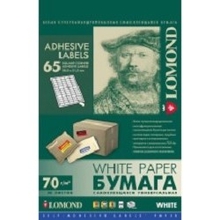 LOMOND 2100215 Наклейки A4, 50 л. (38.0х21.2)