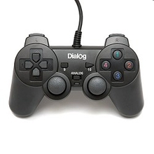 Dialog Action GP-A11, черный {Геймпад, вибрация, 12 кнопок, USB}