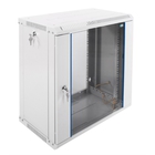 ЦМО Шкаф телекоммуникационный настенный разборный 12U (600х350) дверь стекло,цвет черный (ШРН-Э-12.350-9005) (1 коробка)