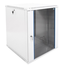 ЦМО Шкаф телекоммуникационный настенный разборный 15U (600х650) дверь стекло,цвет черный (ШРН-Э-15.650-9005)