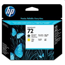 HP C9384A Печатающая головка №72, Matte Black & Yellow {DJ T610/T620/T770/T1100/T1120/T1200, Matte Black & Yellow}