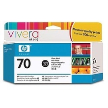 HP C9449A Картридж №70, Photo Black {DJ Z2100/Z3100, Photo Black (130 ml)}