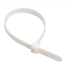 Hyperline GT-370IC Стяжка нейлоновая неоткрывающаяся, безгалогенная (halogen free), 370x3.6мм, (100 шт)