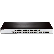 D-Link DES-3200-28/C1A Управляемый коммутатор 2 уровня с 24 портами 10/100BASE-T + 2 комбо-портами 1000Base-T/SFP