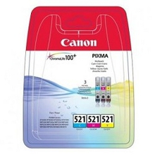Canon 2934B010 Набор Canon CLI-521 C/M/Y MULTIPACK  для MP540/550/560/620/630/640/980/990 iP3600/4600/4700 MX860
