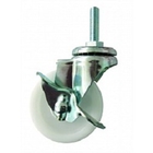 ЦМО Комплект роликов 3"*1" для стоек СТК, 4 шт., с тормозом 2 шт. бывш. СТК-50 (СТК-ШТК-Э-50) 