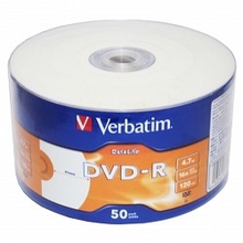 Verbatim Диски DVD-R 4,7 Gb 16x DataLife Inkjet Printable, Shrink, 50 шт (43793) Verbatim Диски DVD-R 4,7 Gb 16x DataLife Inkjet Printable, Shrink, 50 шт (43793)