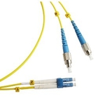 Hyperline FC-D2-9-FC/UR-LC/UR-H-5M-LSZH-YL (FC-9-FC-LC-UPC-5M) Патч-корд волоконно-оптический (шнур) SM 9/125 (OS2), FC/UPC-LC/UPC, duplex, LSZH, 5 м