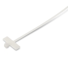 Hyperline GTK-200MC Стяжка нейлоновая неоткрывающаяся, безгалогенная (halogen free), 200x2.5мм, с площадкой для маркера, (100 шт)