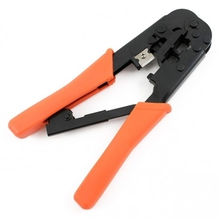 Gembird T-568R Универсальные клещи для обжима и разделки кабеля RJ-11 (6p4c/6p2c), RJ-12 (6p6c), RJ-45 (8p8c) с фиксатором