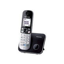 Panasonic KX-TG6811RUB  (черный) {Беспроводной DECT,40 мелодий,телефонный справочник 120 зап.}