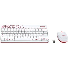 920-008212 Logitech Wireless Combo MK 240 Nano White-red
