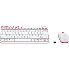 920-008212 Logitech Wireless Combo MK 240 Nano White-red