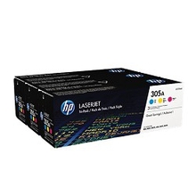 HP CF370AM Картридж 305A Tri-pack, Cyan, Magenta, Yellow {CLJ Color M351/M451/MFP M375/MFP M475, Tri-pack, Cyan, Magenta, Yellow}