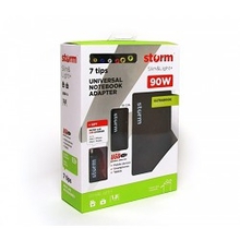 Адаптер для ноутбуков Storm SLU90, 90W, USB(2.1A), slim design + micro charger USB (MCM1)