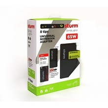 Адаптер для ноутбуков Storm SLU65, 65W, USB(2.1A), slim design + micro charger USB (MCM1)