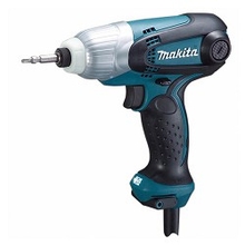 Makita TD0101F Шуруповерт ударный [TD0101F] {230Вт,0-3200у\м,6-ти гран 6.35,100Нм,0.99кг,кор,M4-M14,бита Philips,подсветка}