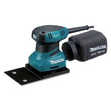 Makita BO4566 Вибрационная шлифовальная машина [BO4566] {200Вт,166х102мм,14000об\м,ампл-1.5мм,1.1кг,кор,п\сборник,липучка,д\трудн мест}