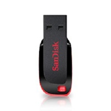 SanDisk USB Drive 64Gb Cruzer Blade SDCZ50-064G-B35 {USB2.0, Black-Red}  